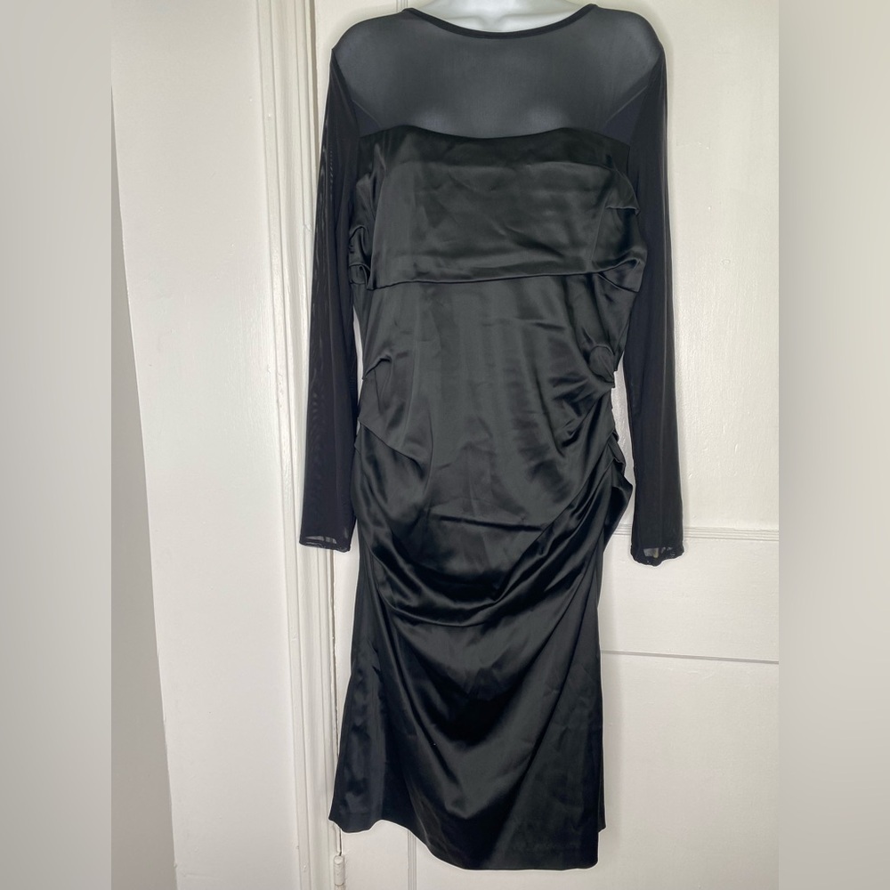 SUZI CHIN for MAGGY BOUTIQUE Elegant Black Long Sleeve Dress Nordstrom